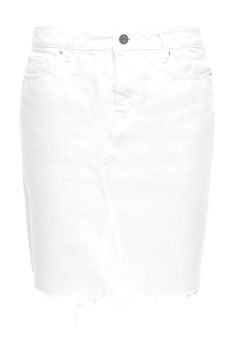 SKIRT SHORT RED LABEL WHITE DENIM STRETC by s. Oliver