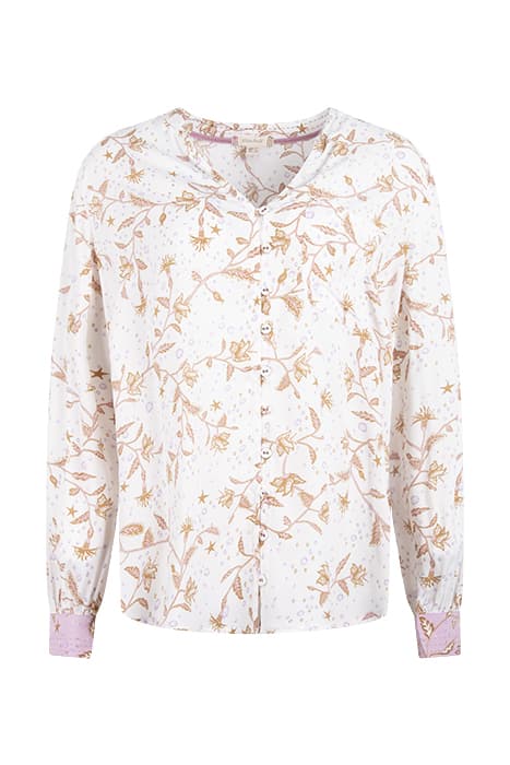 KATE SHIRT IVORY PRINT by White Stuff