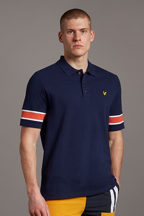 RIB INSERT POLO NAVY by Lyle & Scott