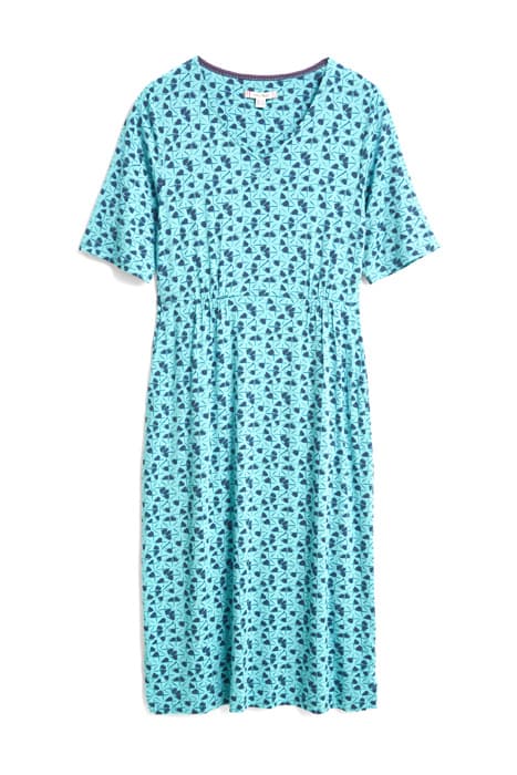 KARA ECO VERO JERSEY DRESS BLUE MLT by White Stuff