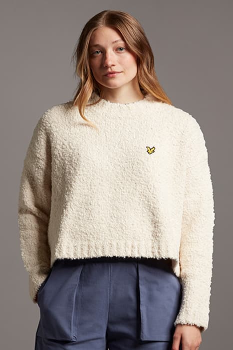 BOUCLE JUMPER VANILLA by Lyle & Scott