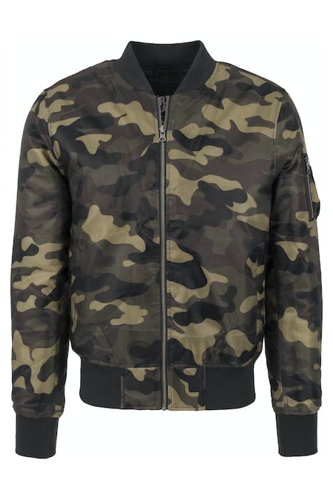 CAMO BASIC BOMBER JACKET WOOD CAMO by Urban Classics