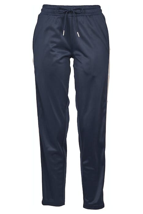 LADIES BUTTON UP TRACK PANTS NAVY/LIGHTROSE/WHITE by Urban Classics