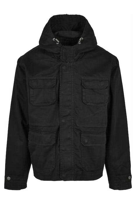 COTTON FIELD JACKET BLACK by Urban Classics