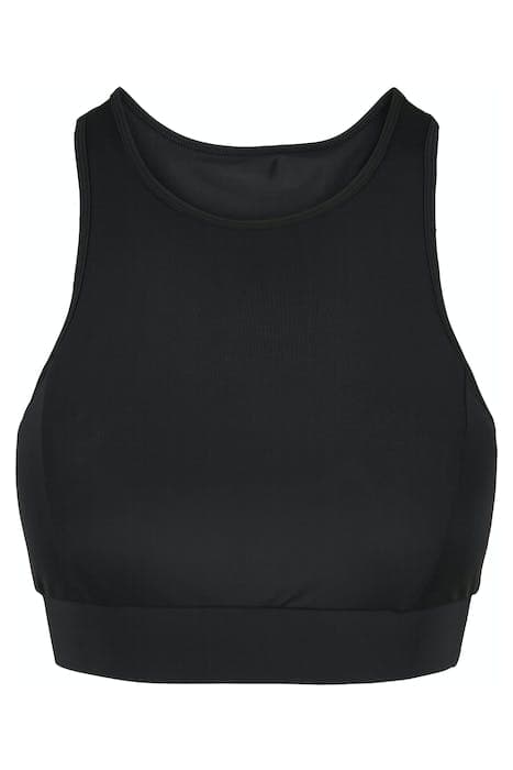 LADIES HIGH NECK TECH BRA BLACK by Urban Classics