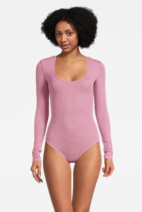 ABBRUSTOLIRE BODY JERSEY LUREX FUXIA/PINK by PINKO