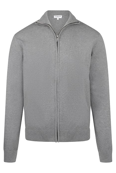 ZIP THRU COTTON/NYLON/MERINO MEDIUM HTR GREY by McGregor