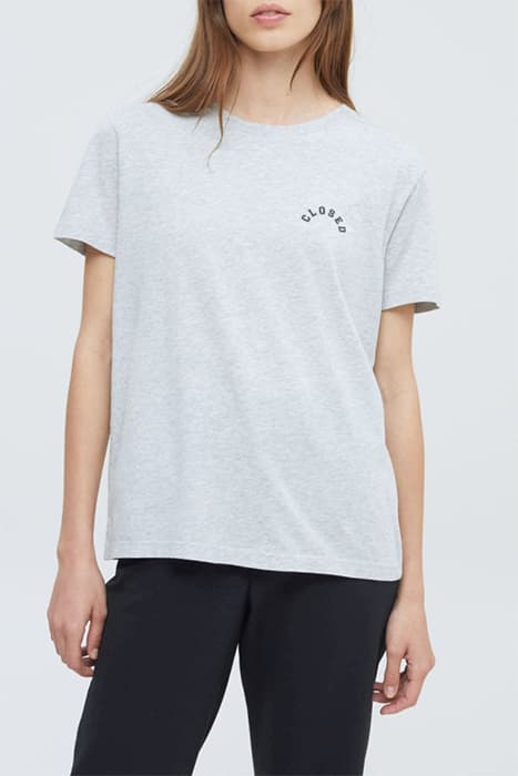 CLOSED T-SHIRTS LIGHT GREY MELANGE by Closed