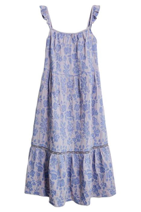 ANNABELLE EMBROIDERED DRESS MID BLUE by White Stuff