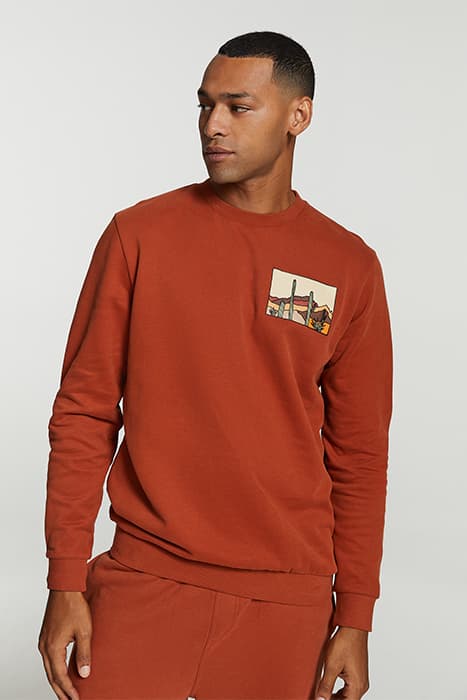 MEN CANYON SWEATER COGNAC by Shiwi