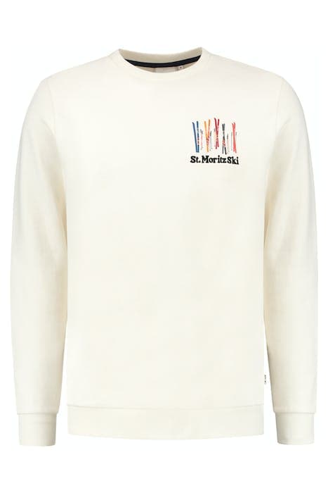 MEN SKI SWEATER JET STREAM WHITE by Shiwi