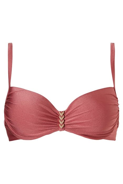 SW BRA TSHIRT HALF CUP BABETTE UNI BRICK by Livera