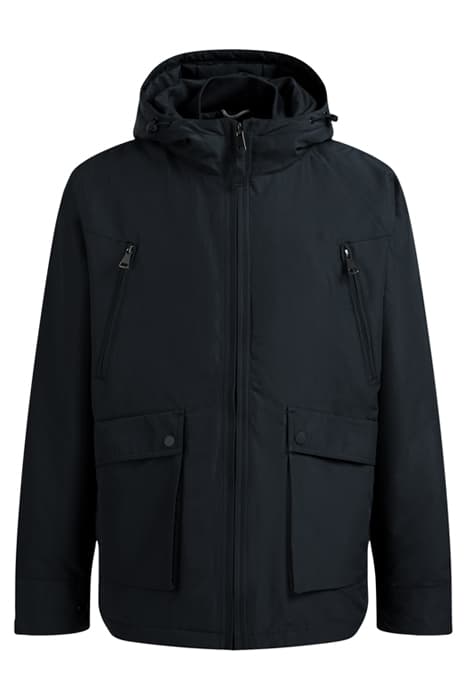 HEREN KORTE PARKA MET CAPUCHON BLACK by WE Fashion