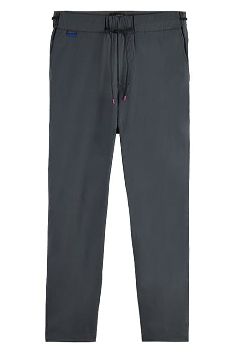 FAVE - REGULAR TAPERED-FIT LIGHTWEIGHT POPLIN JOGGER GRAPHIT by Scotch & Soda