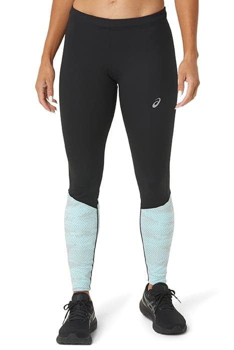 SPORT RFLC TIGHT PERFORMANCE BLACK/ CLEAR BLUE by ASICS