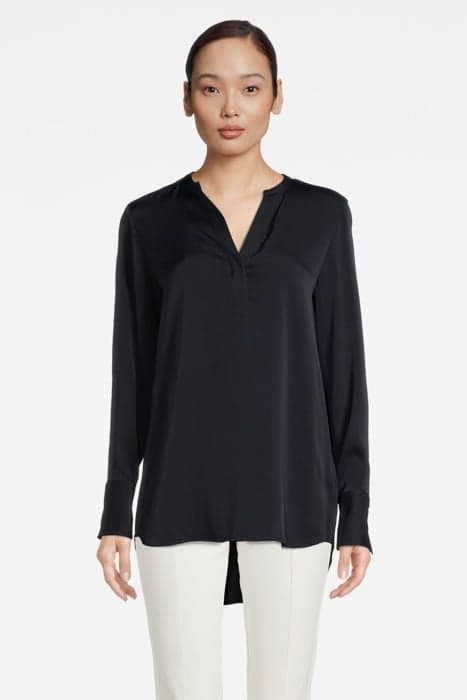 PULL-ON SILK BLOUSE NAVY NAVY by Filippa K