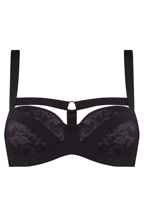 WING POWER BLACK LACE AND GREY by Marlies Dekkers