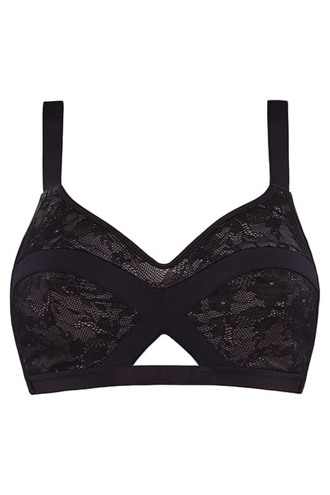 WING POWER BLACK LACE AND GREY by Marlies Dekkers