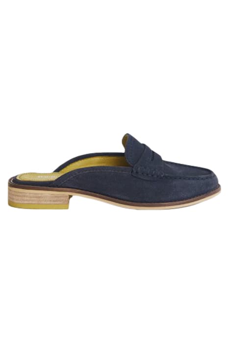 BACKLESS SUEDE LOAFER DARK NAVY by White Stuff