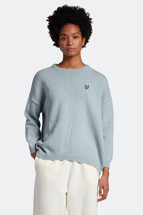 RECYCLED DENIM JUMPER LIGHT RINSE WASH by Lyle & Scott