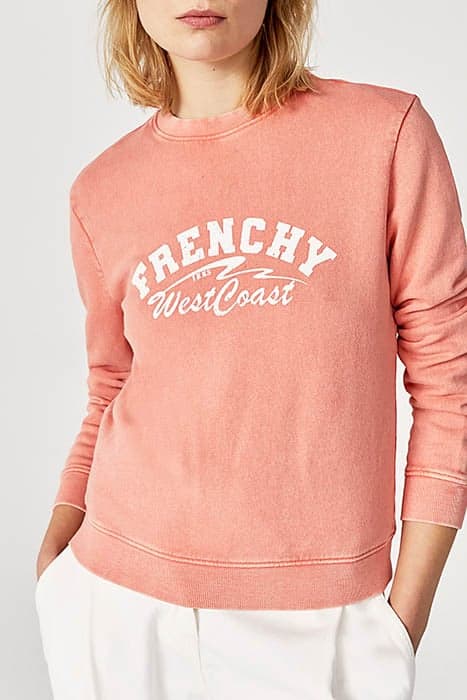 WOMEN’S PEACH SLOGAN IMAGE SWEATSHIRT by IKKS