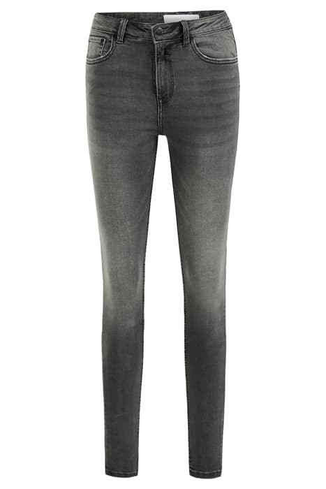 LADIES HIGH RISE SUPER SKINNY JEANS WITH SUPERSTRETCH GREY by WE Fashion