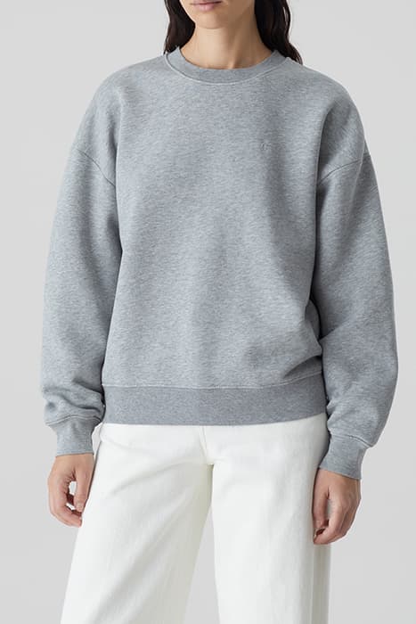 CREWNECK GREY HEATHER MELANGE by Closed