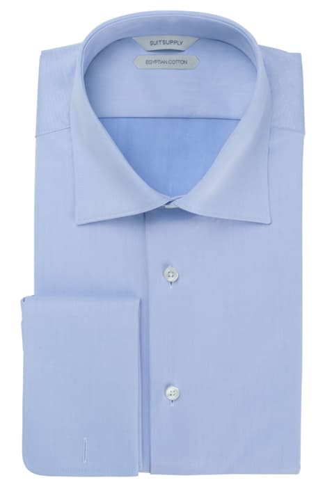 Light Blue Twill Slim Fit Shirt by Suitsupply