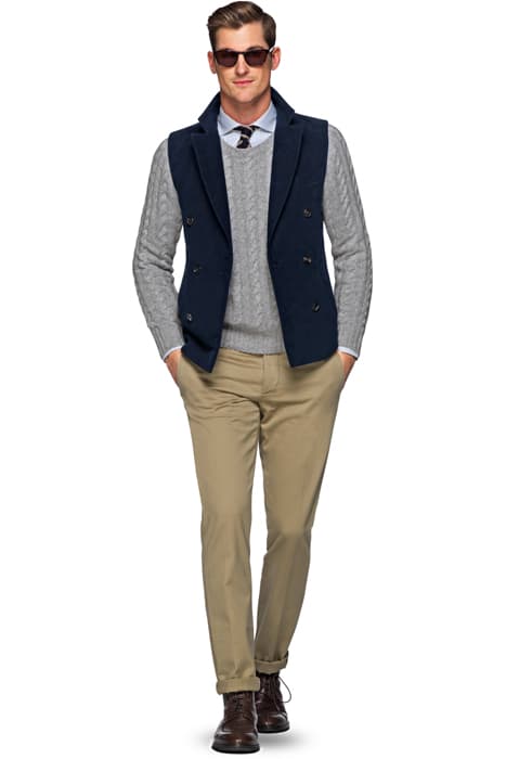 Casual Pants Khaki by Suitsupply