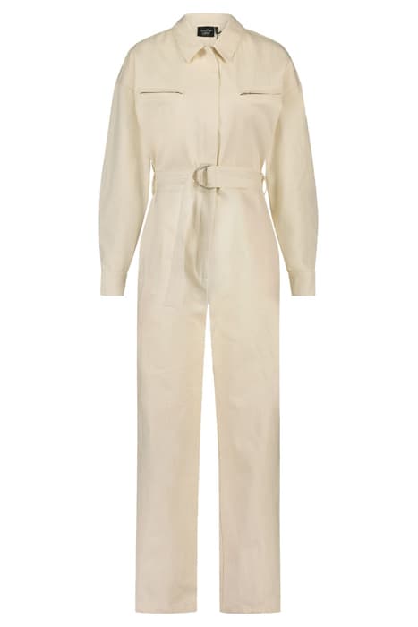 JOVIE JUMPSUIT L/S FOG WHITE by Another Label