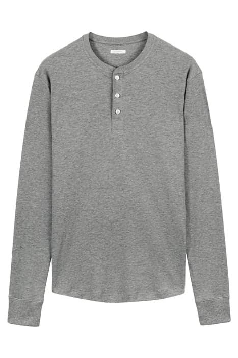 Light Grey Henley T-Shirt by Suitsupply