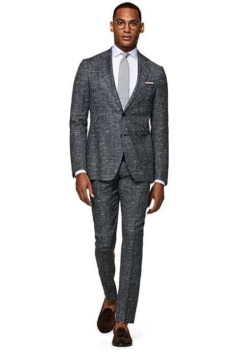 DARK GREY CHECKED HAVANA SUIT by Suitsupply