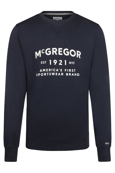 C- NECK SWEATSHIRT NAVY by McGregor