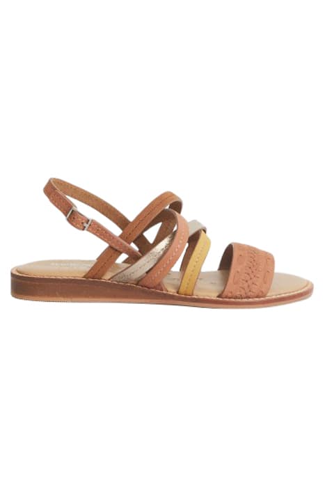 CRAFT MINI WEDGE SANDAL PINK MLT by White Stuff