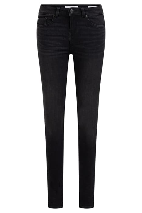 LADIES MID RISE SUPER SKINNY JEANS WITH SUPERSTRETCH DARK GR by WE Fashion