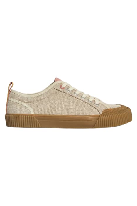 ORGANIC LILA LINEN TRAINERS NAT MLT by White Stuff