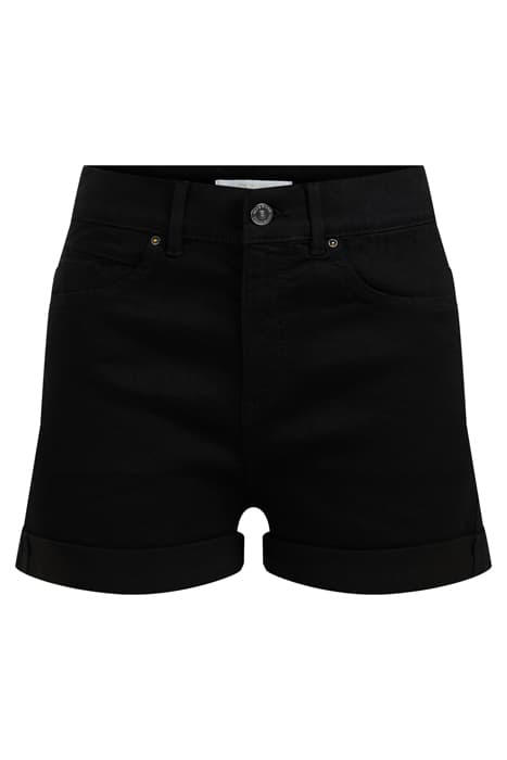 LADIES HIGH RISE DENIM SHORT BLACK by WE Fashion