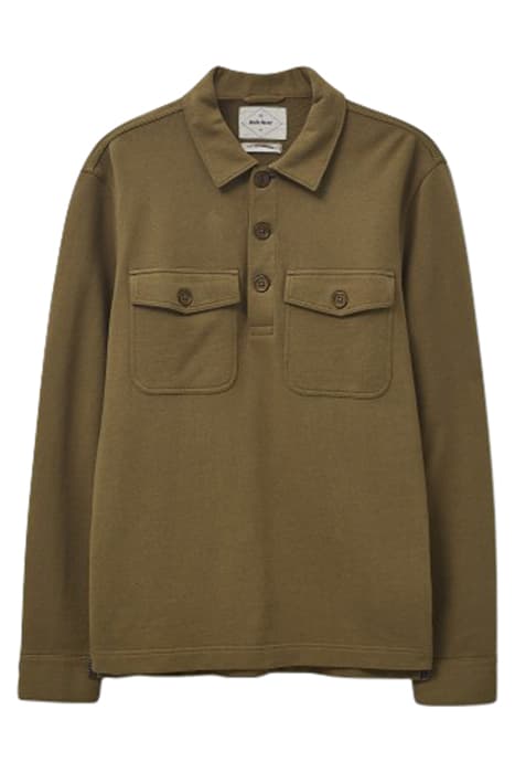 HARRY POPOVER SWEAT MID GREEN by White Stuff