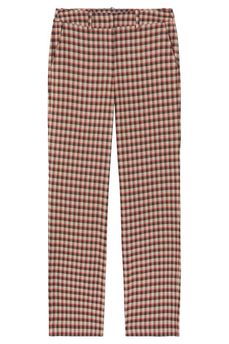 ORANGE CHECK PANT CORAL CHECK by Scalpers