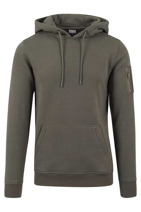 SWEAT BOMBER HOODY OLIVE by Urban Classics