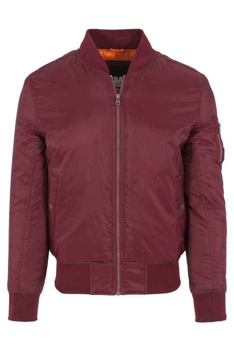 BASIC BOMBER JACKET BURGUNDY by Urban Classics