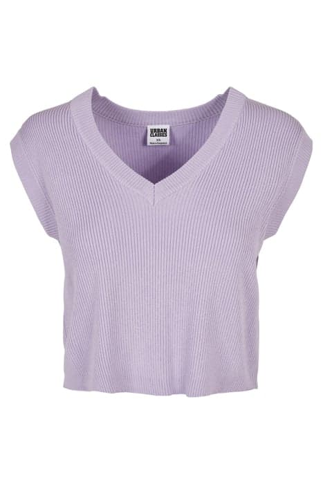 LADIES SHORT KNITTD SLIP ON LILAC by Urban Classics