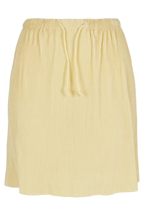 LADIES PLISSE MINI SKIRT SOFTYELLOW by Urban Classics