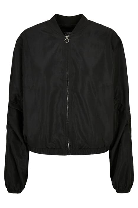 LADIES RECYCLED BATWING BOMBER JACKET BLACK by Urban Classics