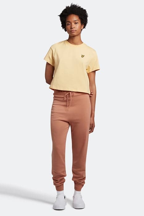 KNITTED JOGGER W795 DUSTY PEACH by Lyle & Scott