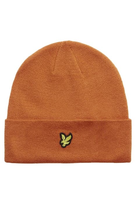 BEANIE W701 VICTORY ORANGE by Lyle & Scott