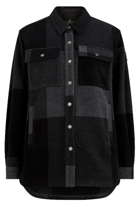 VOYAGE OVERSHIRT BLACK/CHARCOAL by Belstaff