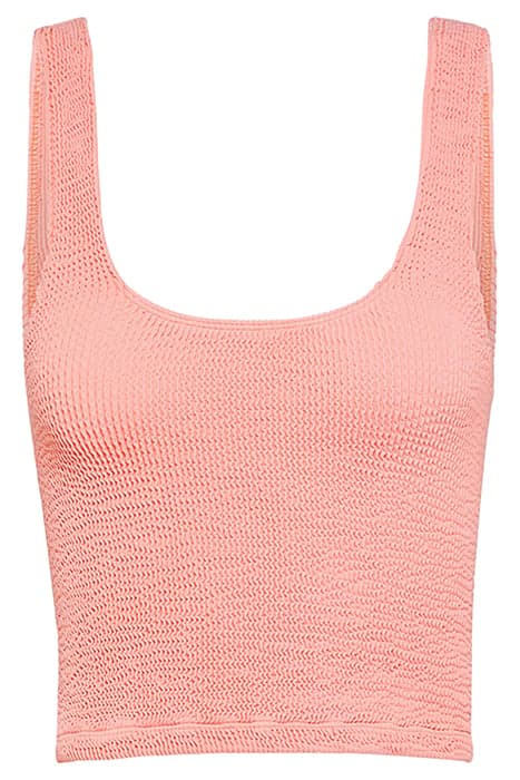 MATELASSÉ JERSEY TANK TOP ORANGE by forte_forte