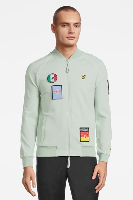 PANINI STICKER TRACKSUIT BOMBER MINT by Lyle & Scott