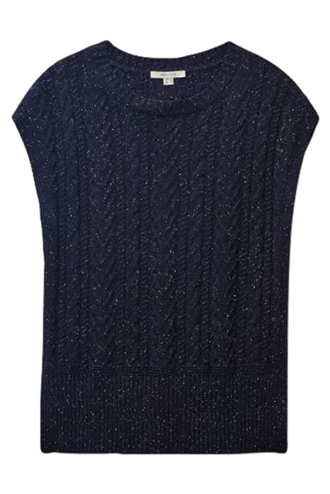 CABLE NEP TANK DARK NAVY by White Stuff